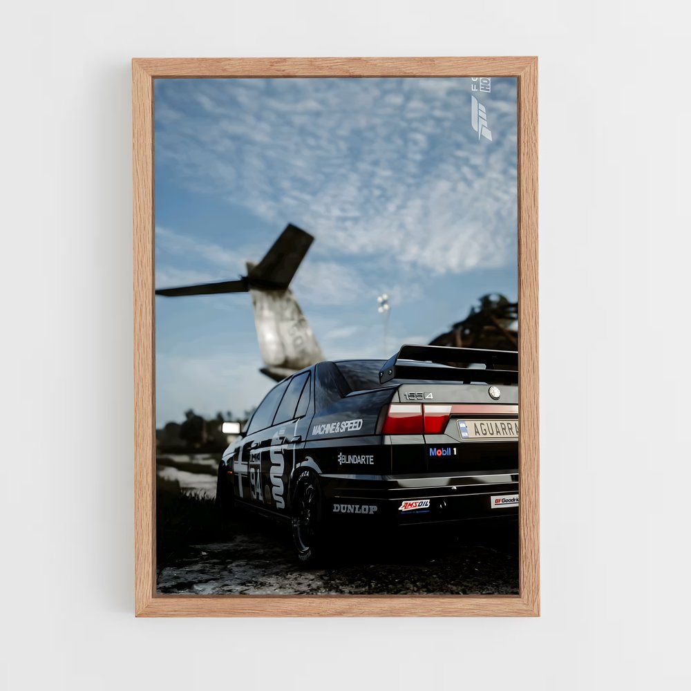 Poster Avion et Aventure – affiche Alfa Romeo (vue 4)